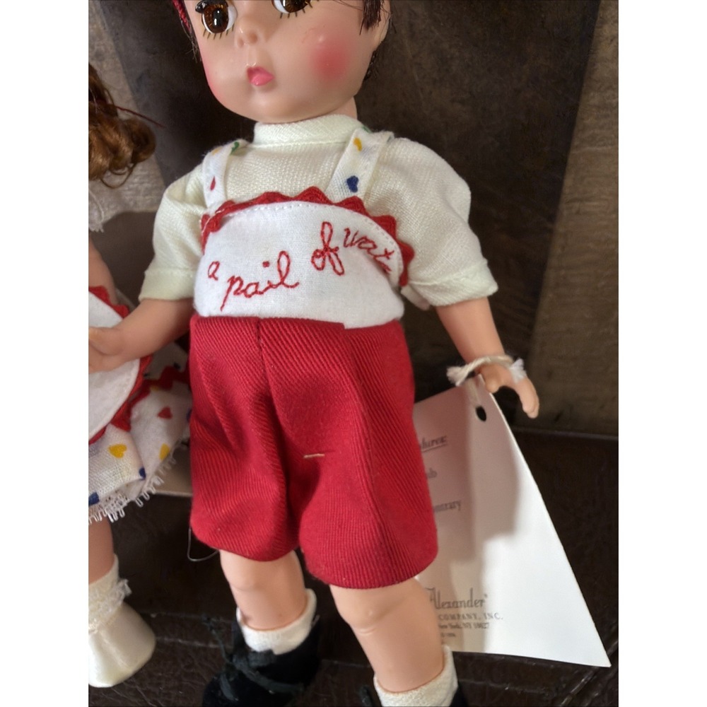 Vintage Madame‎ Alexander Jack and Jill 8" Dolls Storyland Box Wear Stain 1987 - Picture 3 of 16